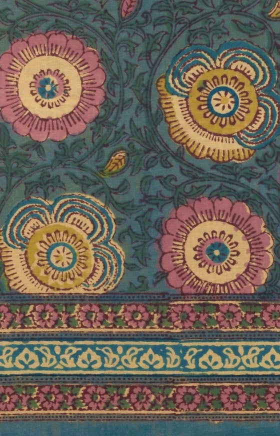 (AS51) Ancient Flower Scarf