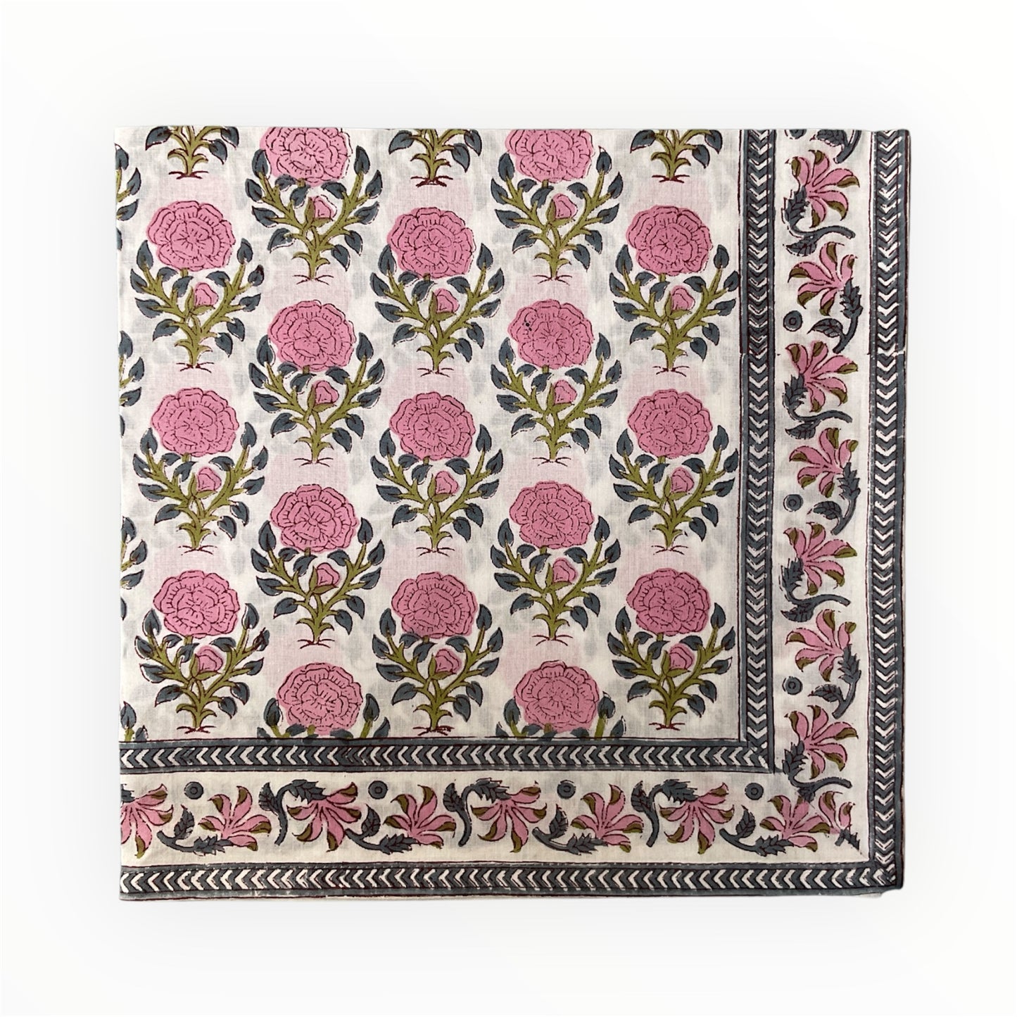 Pink Rosette Floral-PK1 BANDANA