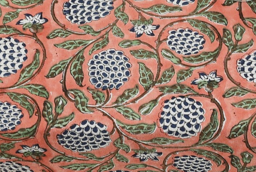 Pomegranate Salmon Runner (20" x 60”)