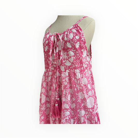 Keyhole Dress - Pink
