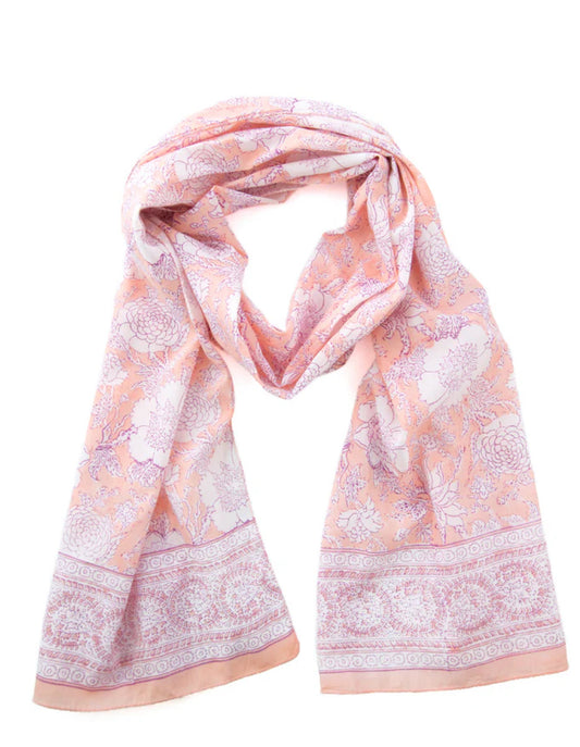 (AS20) Orange Sweet Coral Scarf