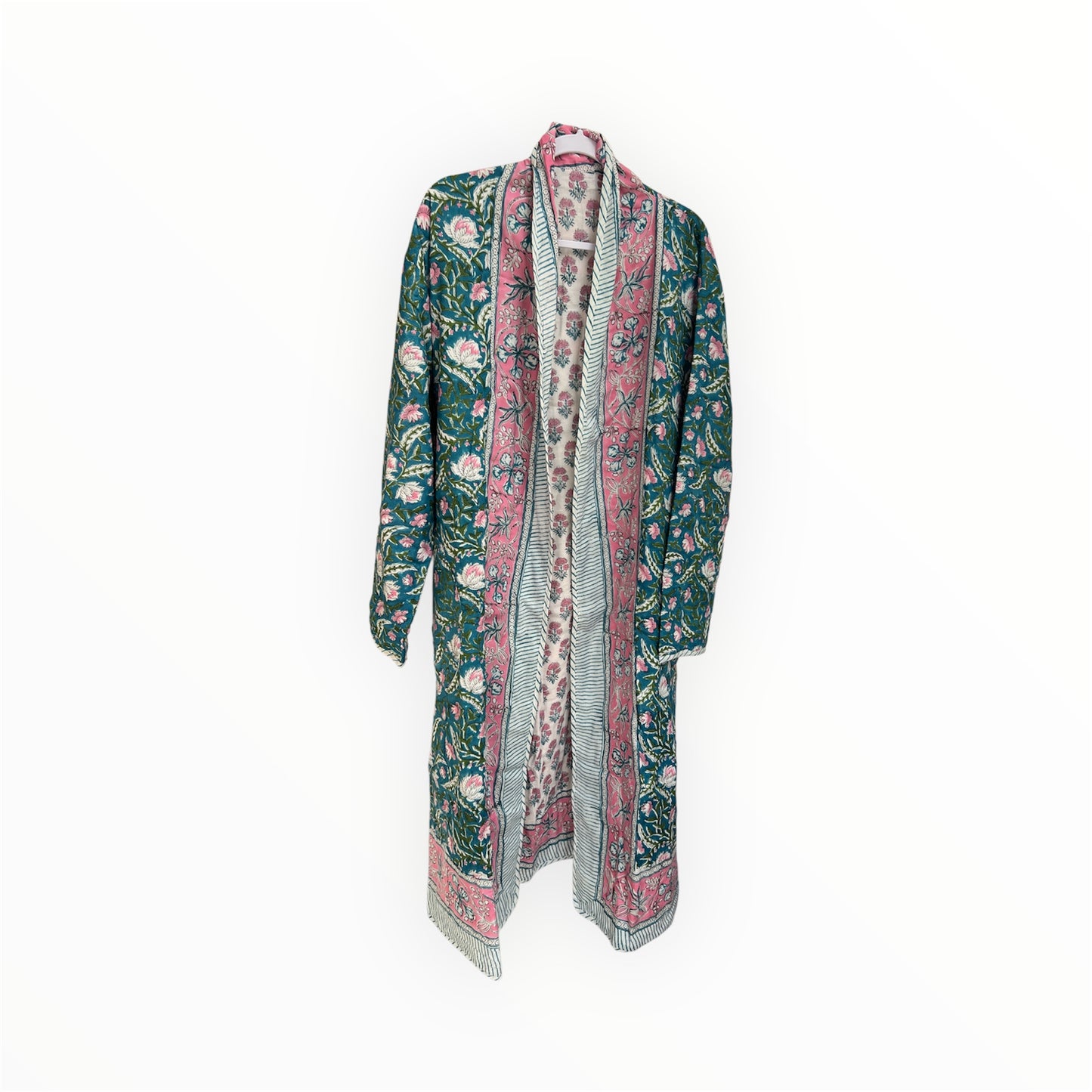 April Reversible Robe in Blue