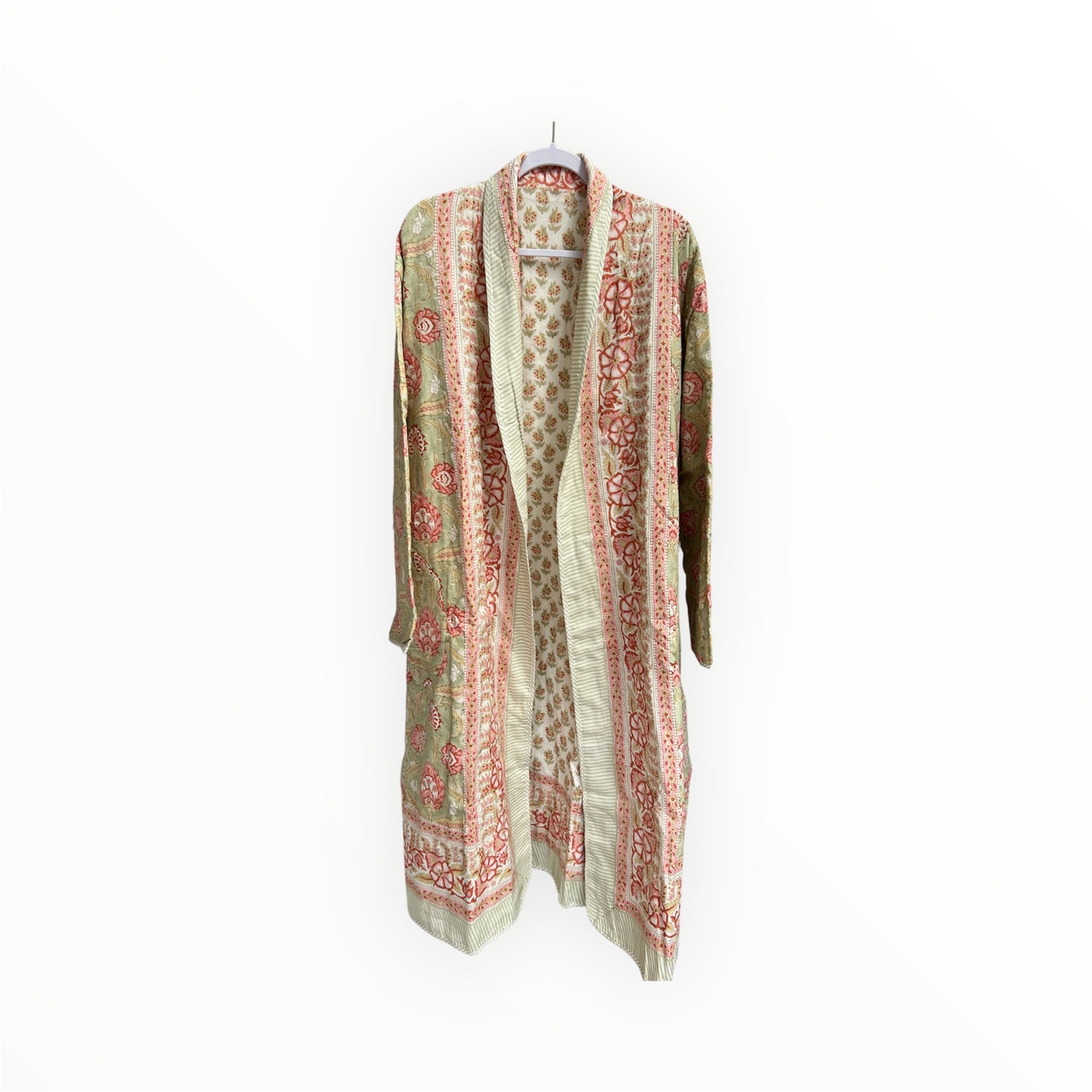 June Reversible Robe in Green
