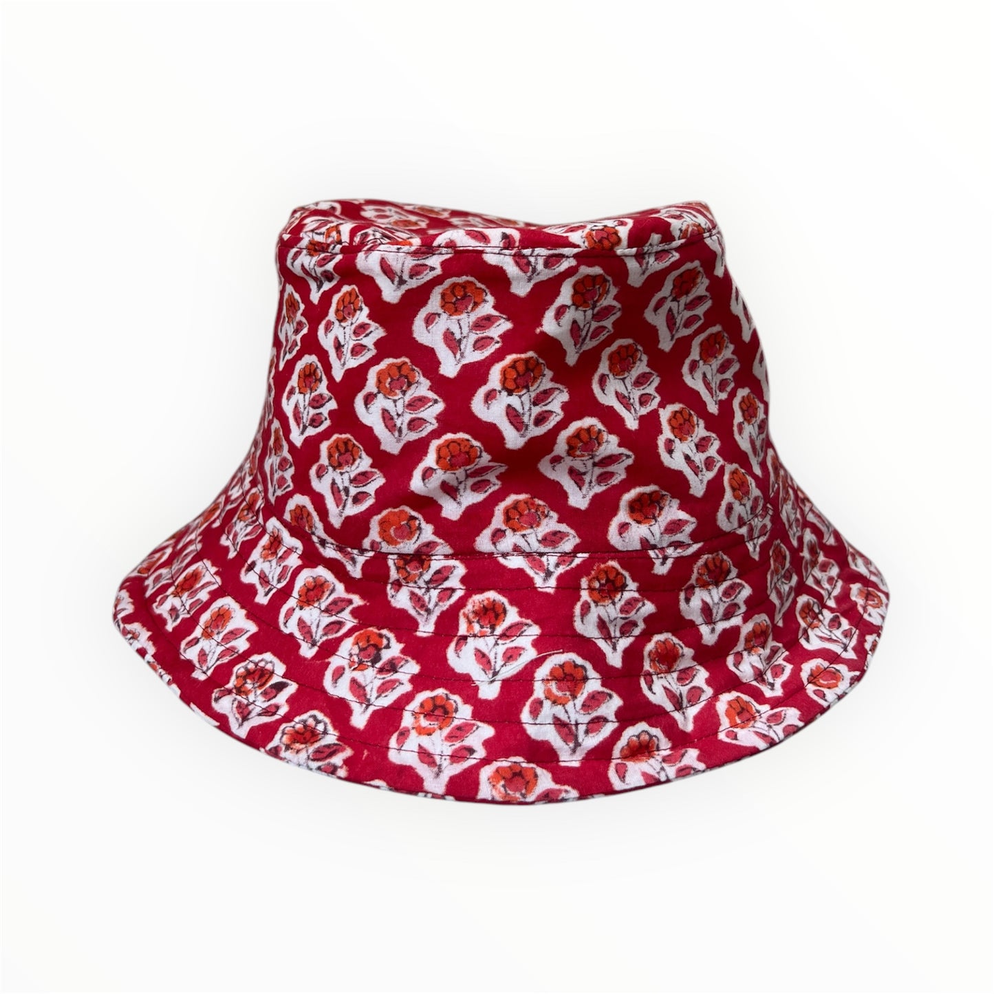 Red Floral Bucket Hat