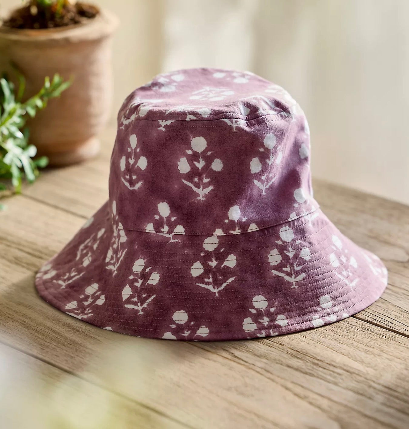 Blockprint Cotton Bucket Hat