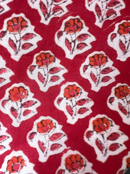 Red Floral Bucket Hat