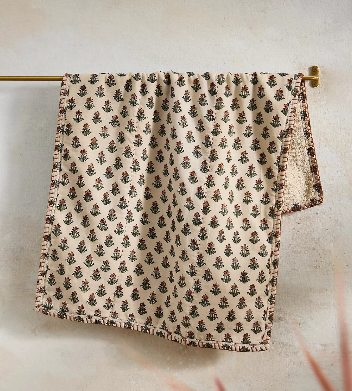 Hand Towel Mustard Buti