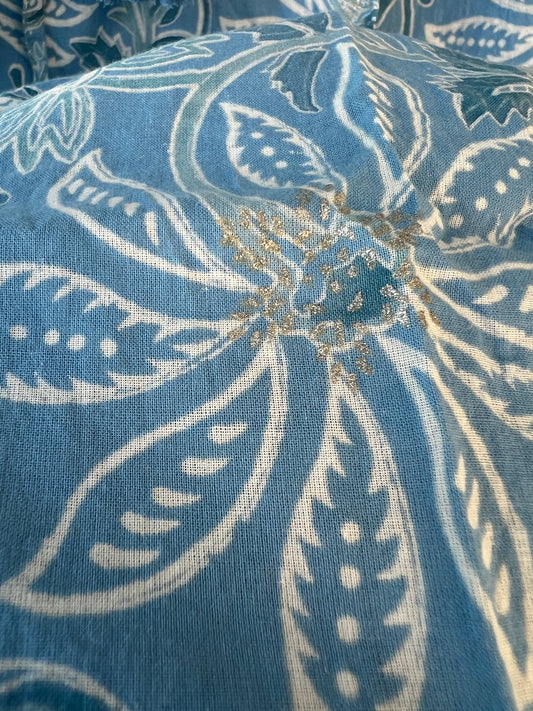 Summer Blues Kaftan Dress