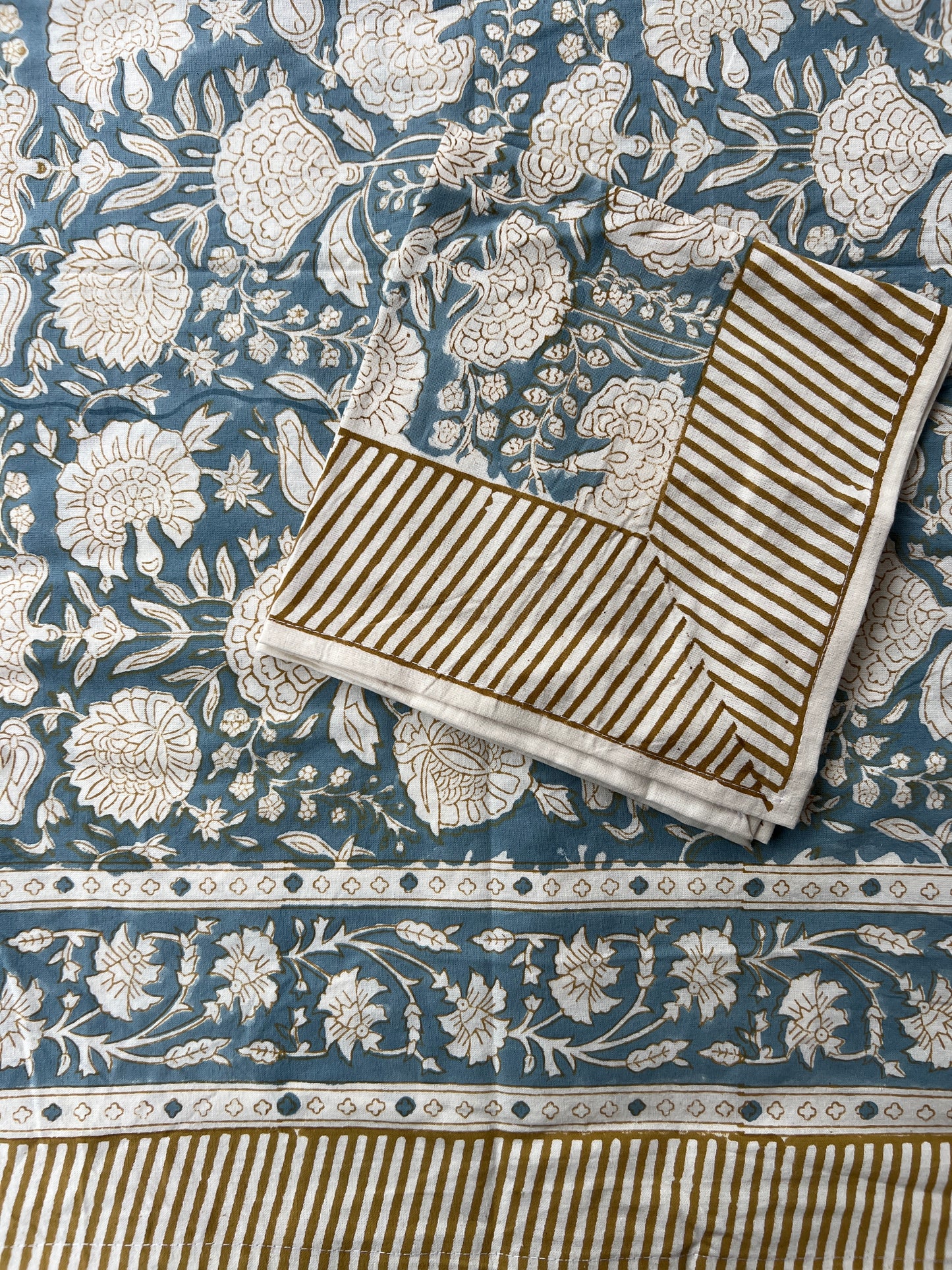 Westport Blue Table Linens
