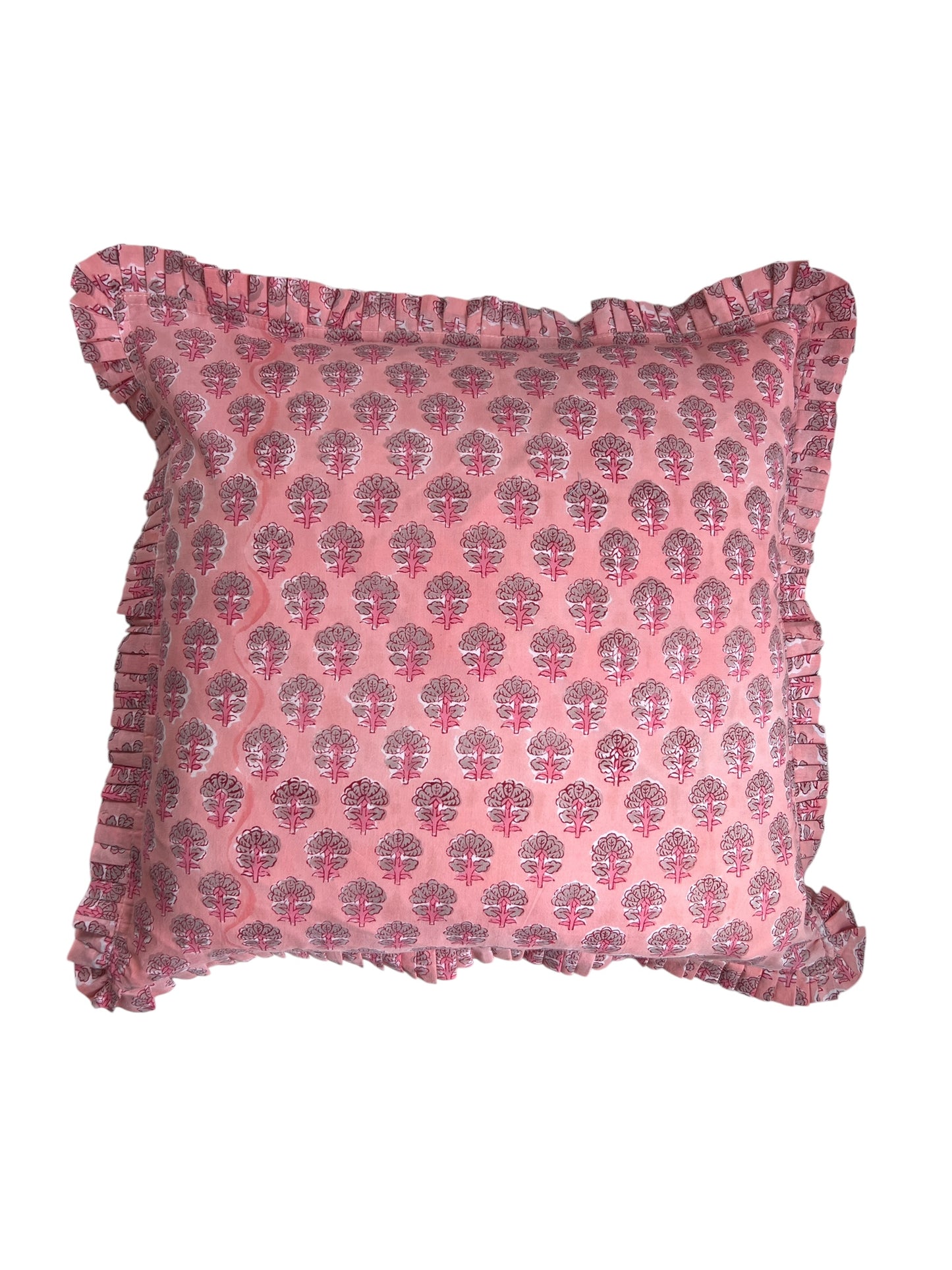 Pink Buti 20” square throw pillowcase