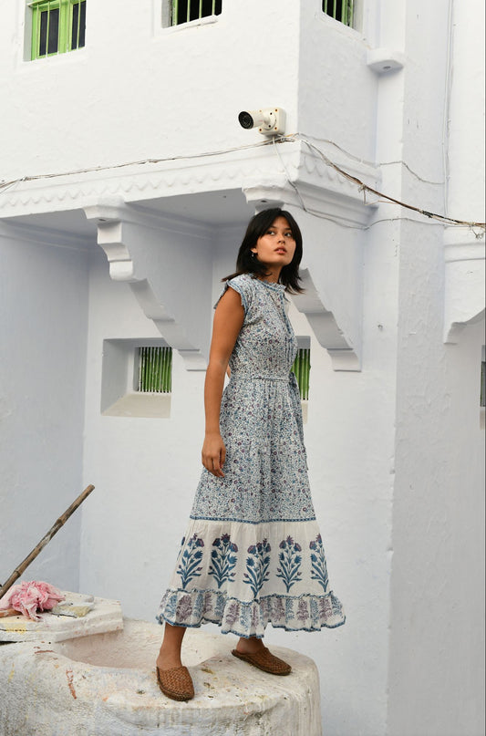 Sydney Dress - Blue/Purple