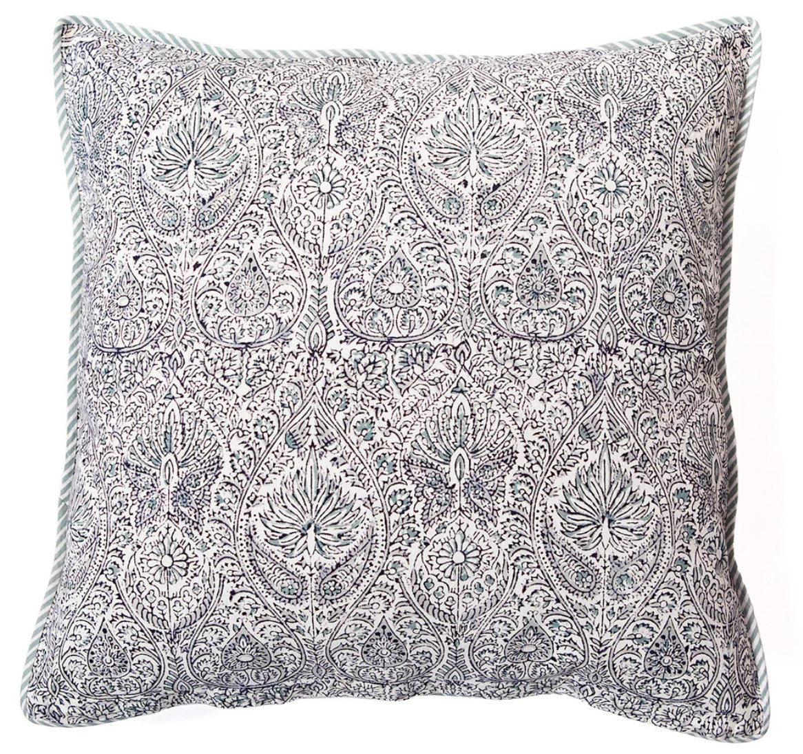 Cushion Covers in Gray Vines