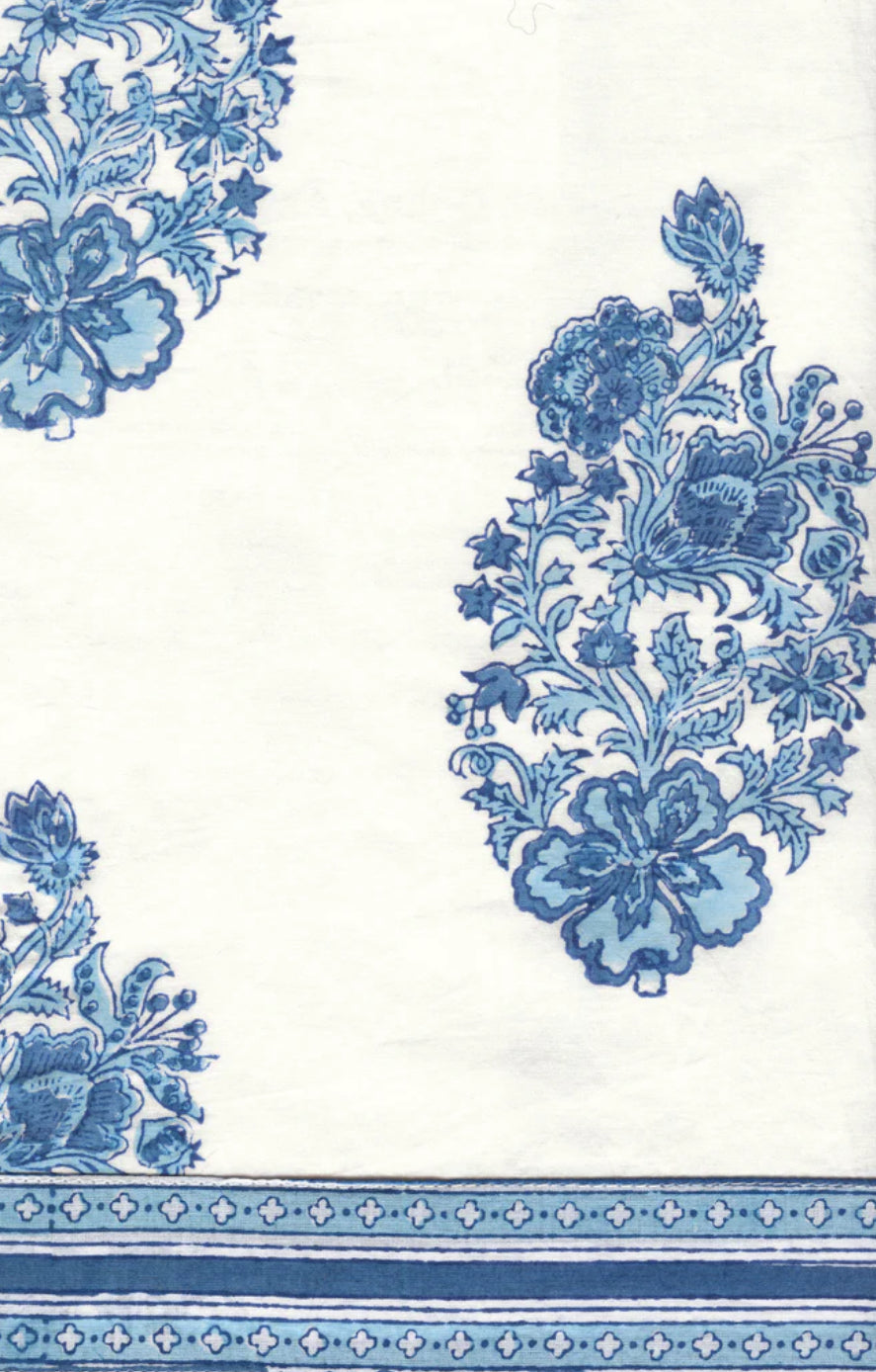 Cushion Covers in Blue Bouquet