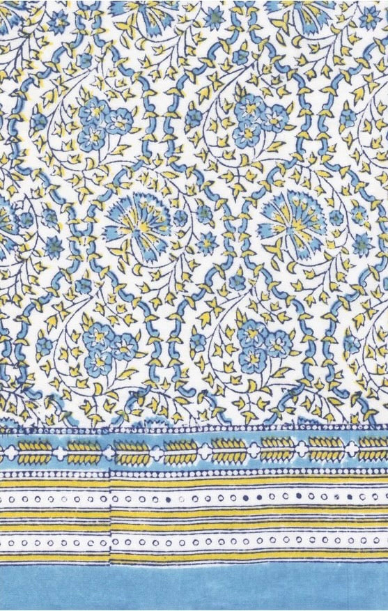 (AS42) Cornflower Lace Scarf