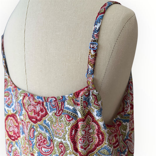 Slip Dress - Red Multi Floral