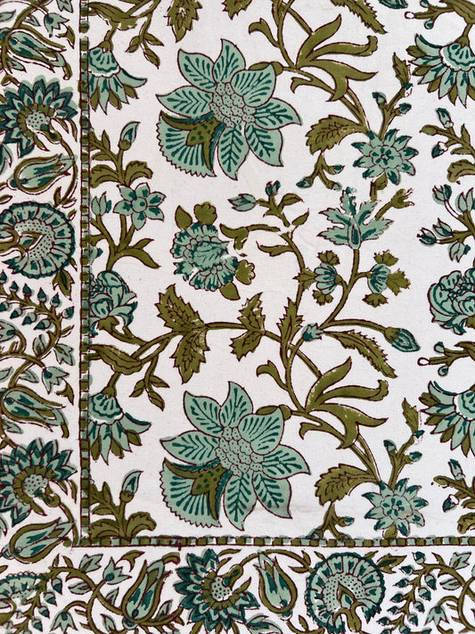 Mint Garden Table Runner (20" x 60")