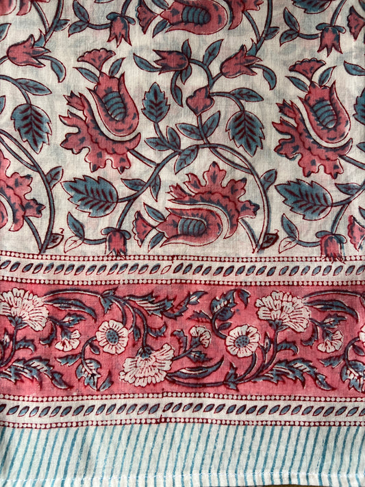 Alyssa Pink White Blue Sarong (24C)