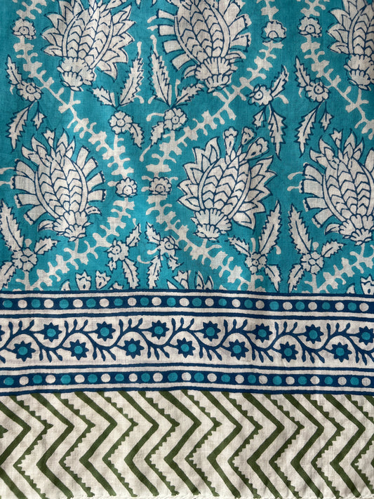 Aqua Flower Sarong (23D)