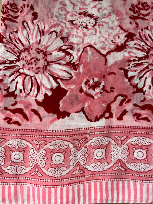 Red + Pink Valentine Sarong (23M)