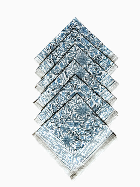 Sky Blue Napkins
