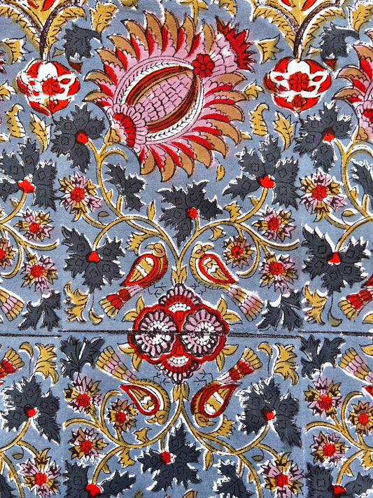 Bird of Paradise Blue Table Linens (AL1015)