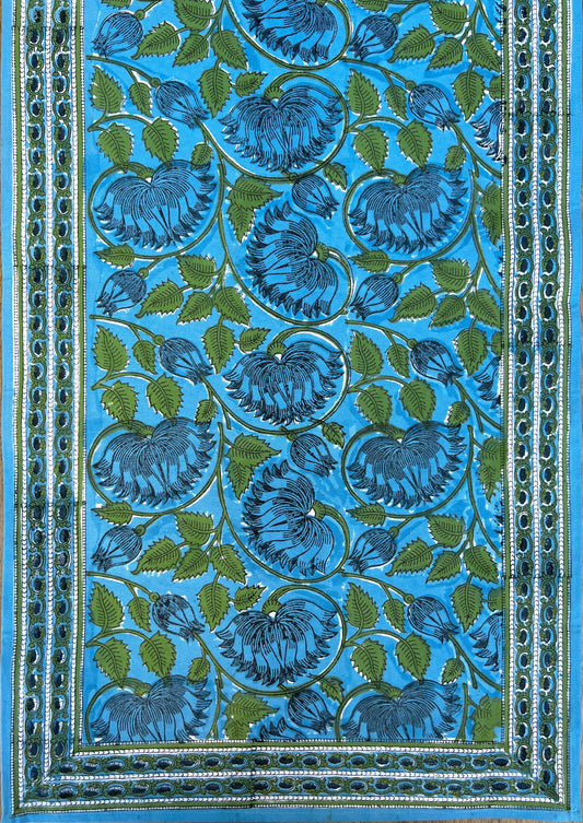 Lilly Blue Table Runner (20" x 60")