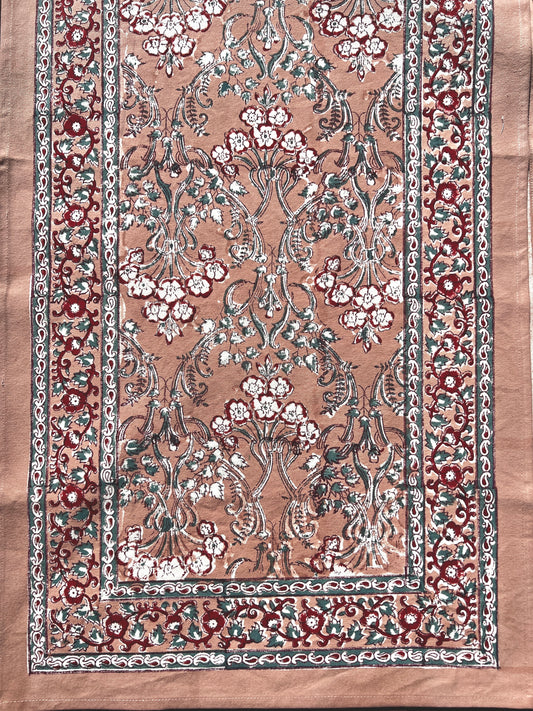 Autumn Peach Table Linens