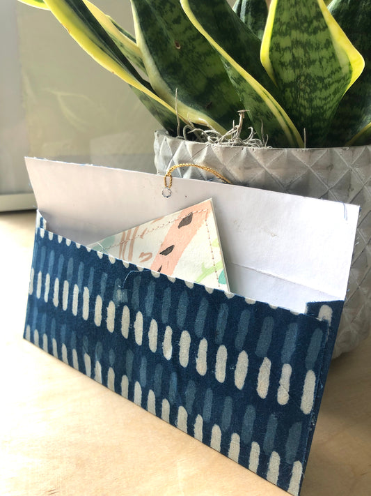 Envelope - Indigo Stripe