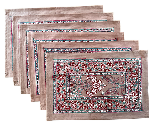 Autumn Peach Placemats