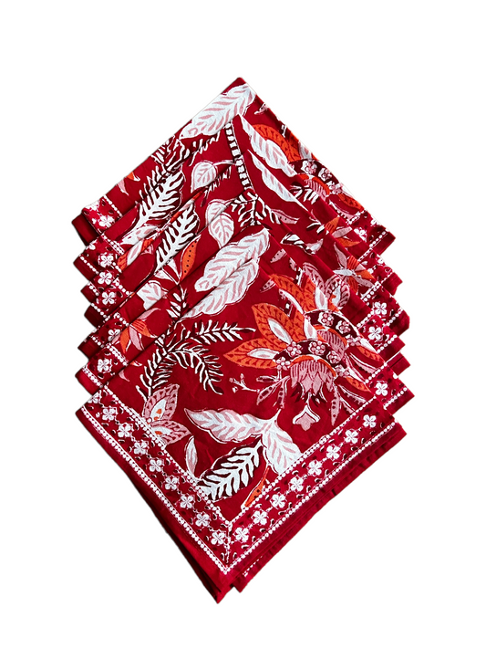 Winter Red Napkins