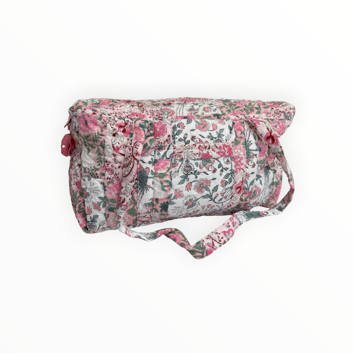 Rose Chintz Patchwork Weekender Duffel Bag
