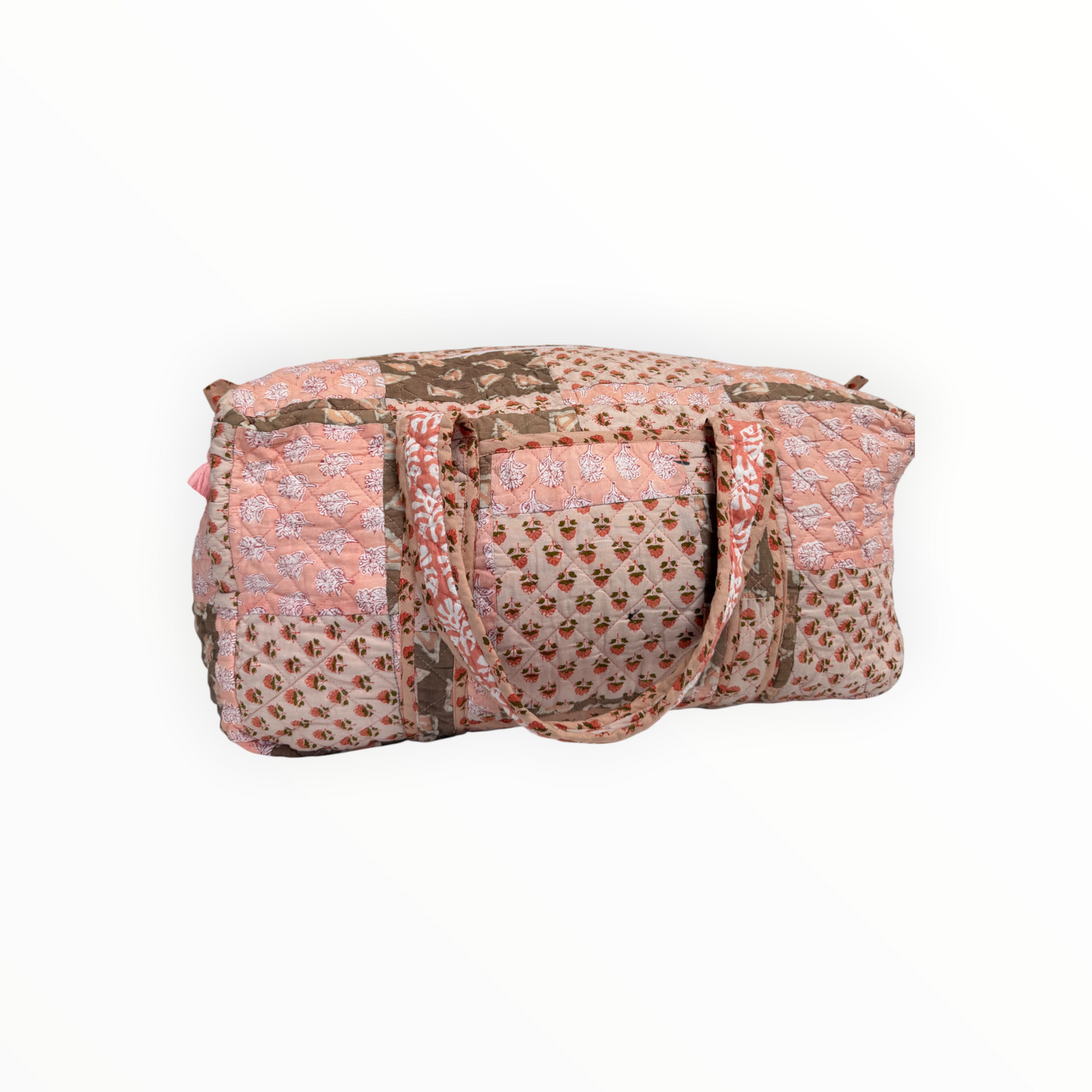 Desert Rose Patchwork Weekender Duffel Bag