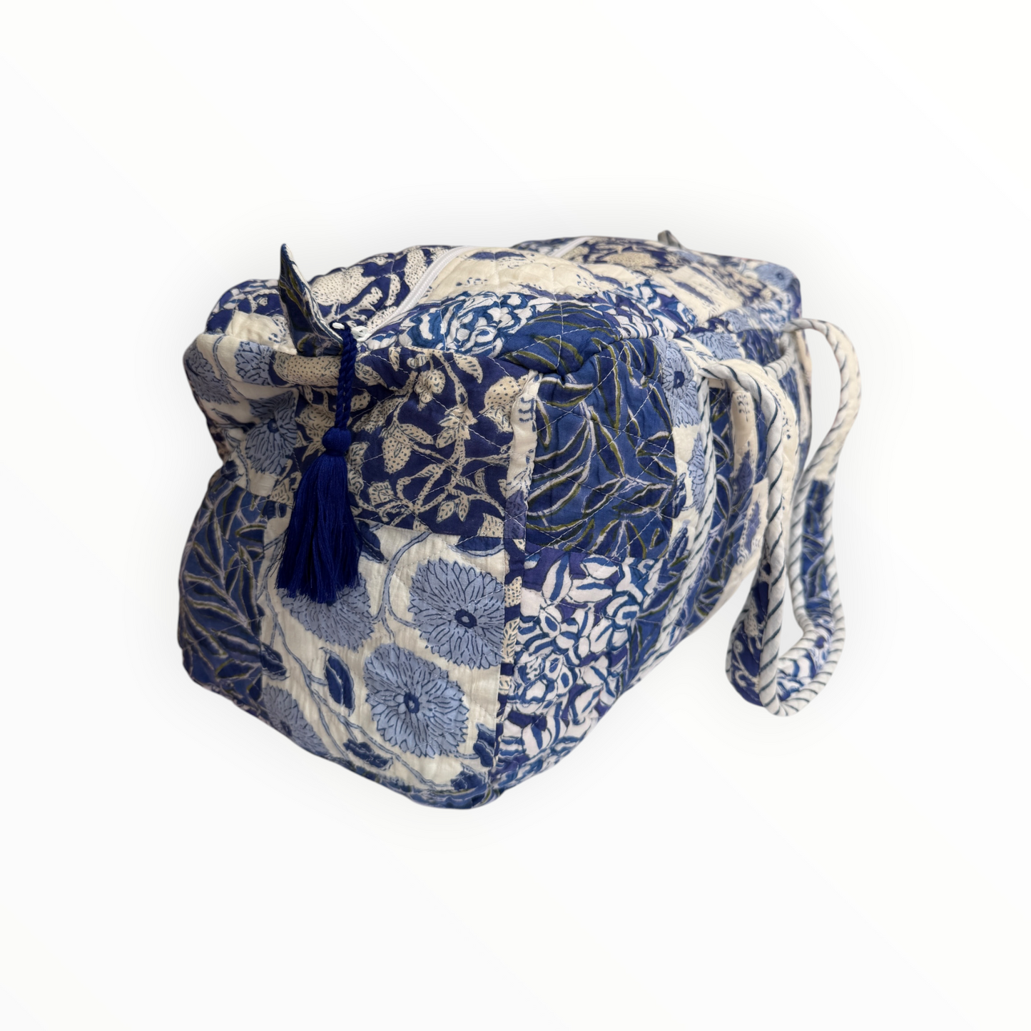 Indigo Garden Weekender Duffel Bag