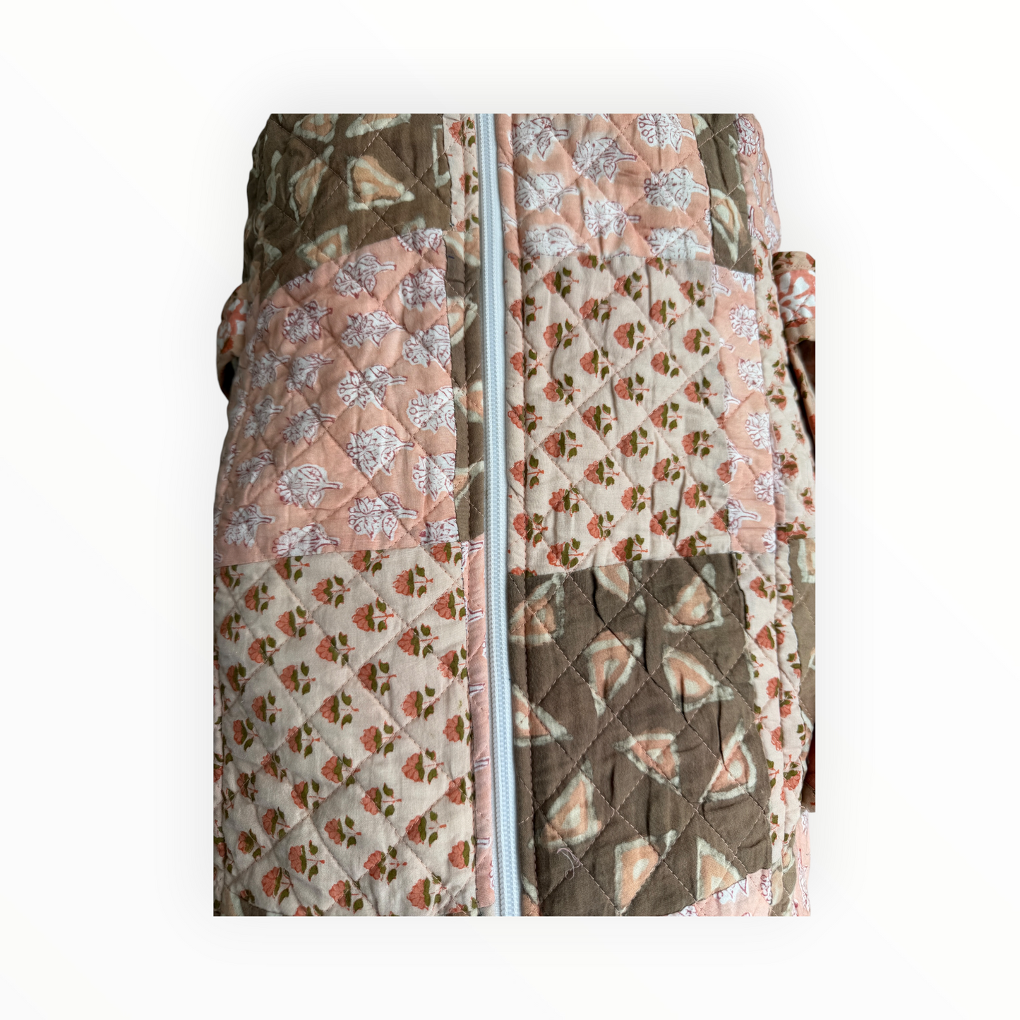 Desert Rose Patchwork Weekender Duffel Bag