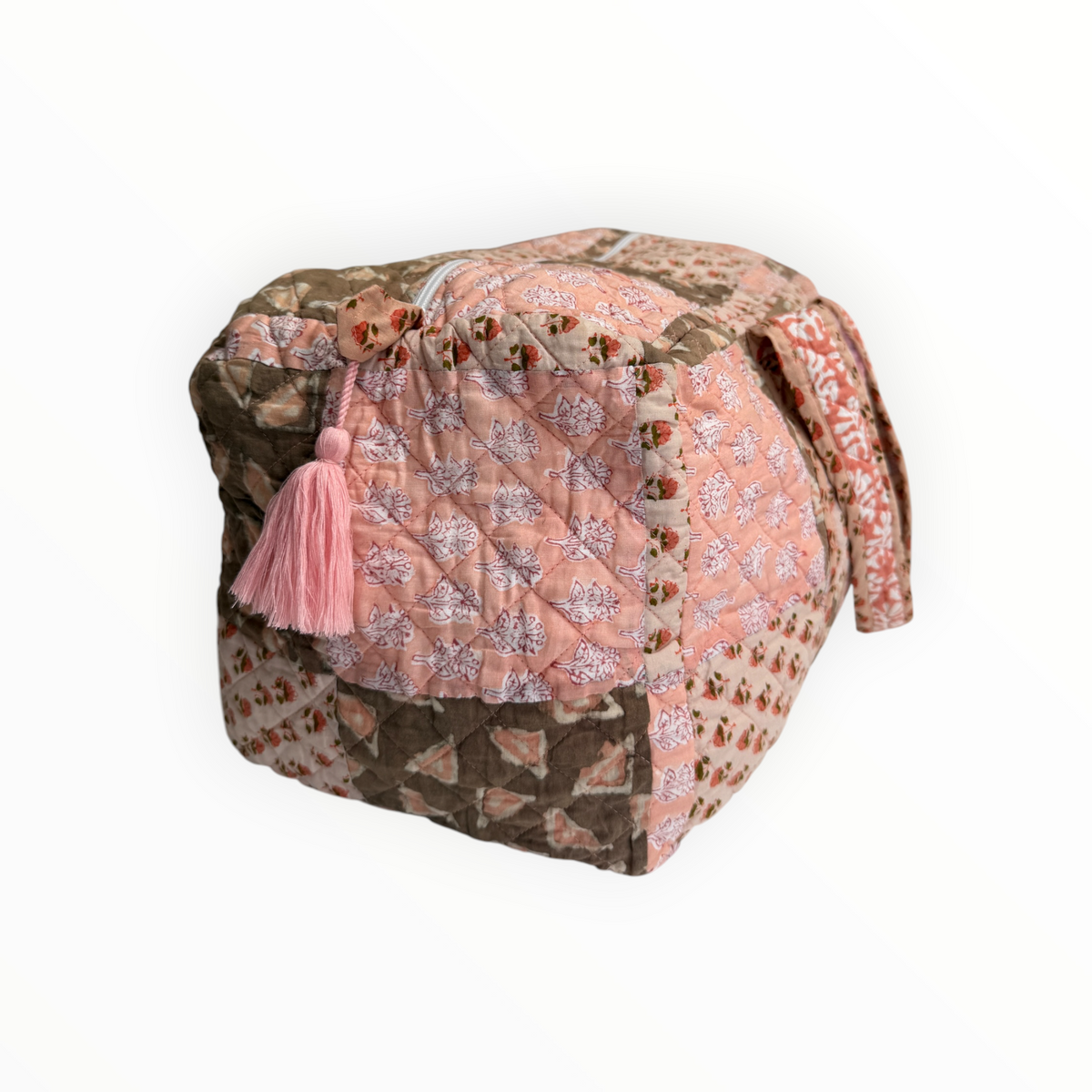 Desert Rose Patchwork Weekender Duffel Bag