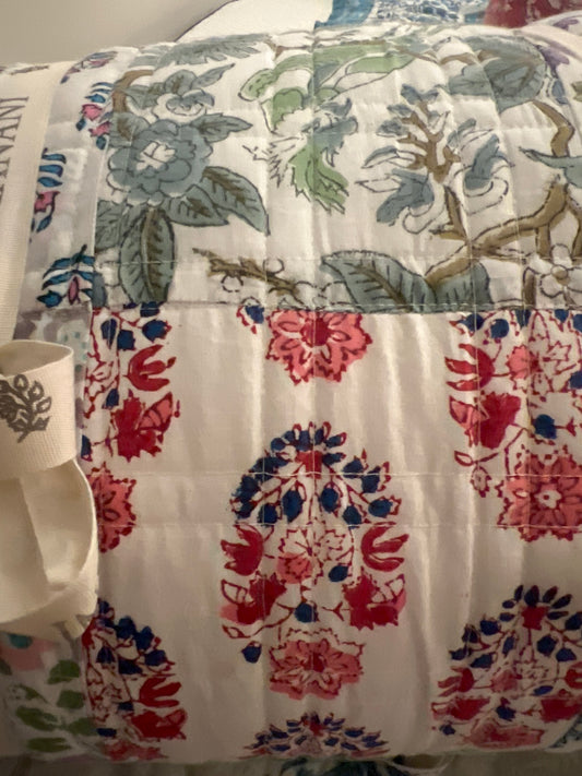 Patchwork Quilt - white multi (Copy)