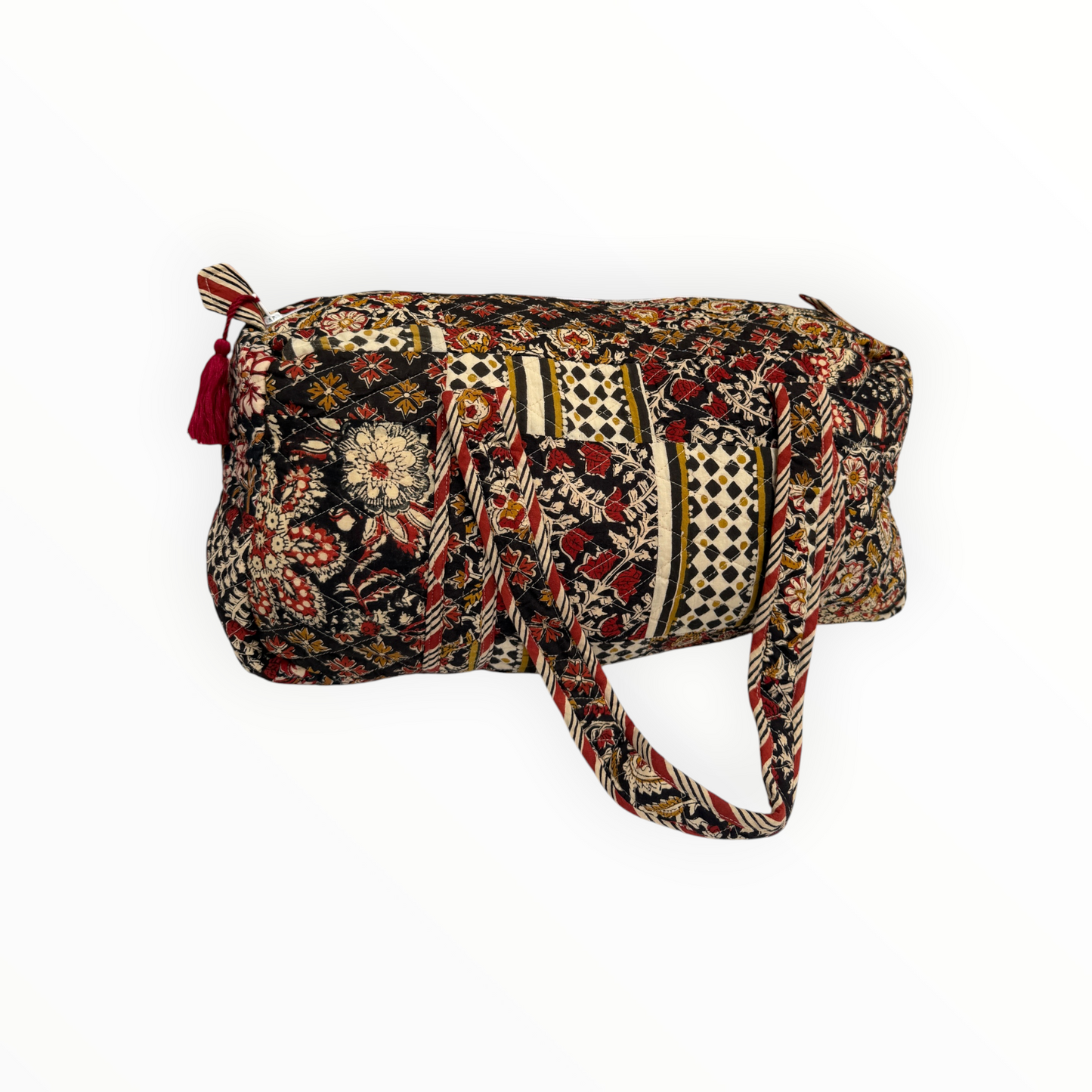 Kashmir Patchwork Weekender Duffel Bag