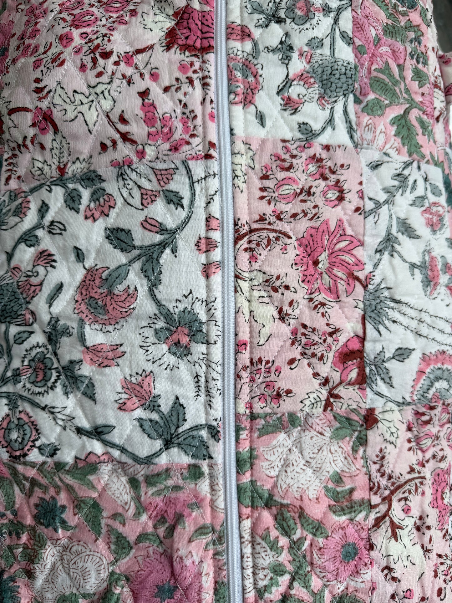 Rose Chintz Patchwork Weekender Duffel Bag