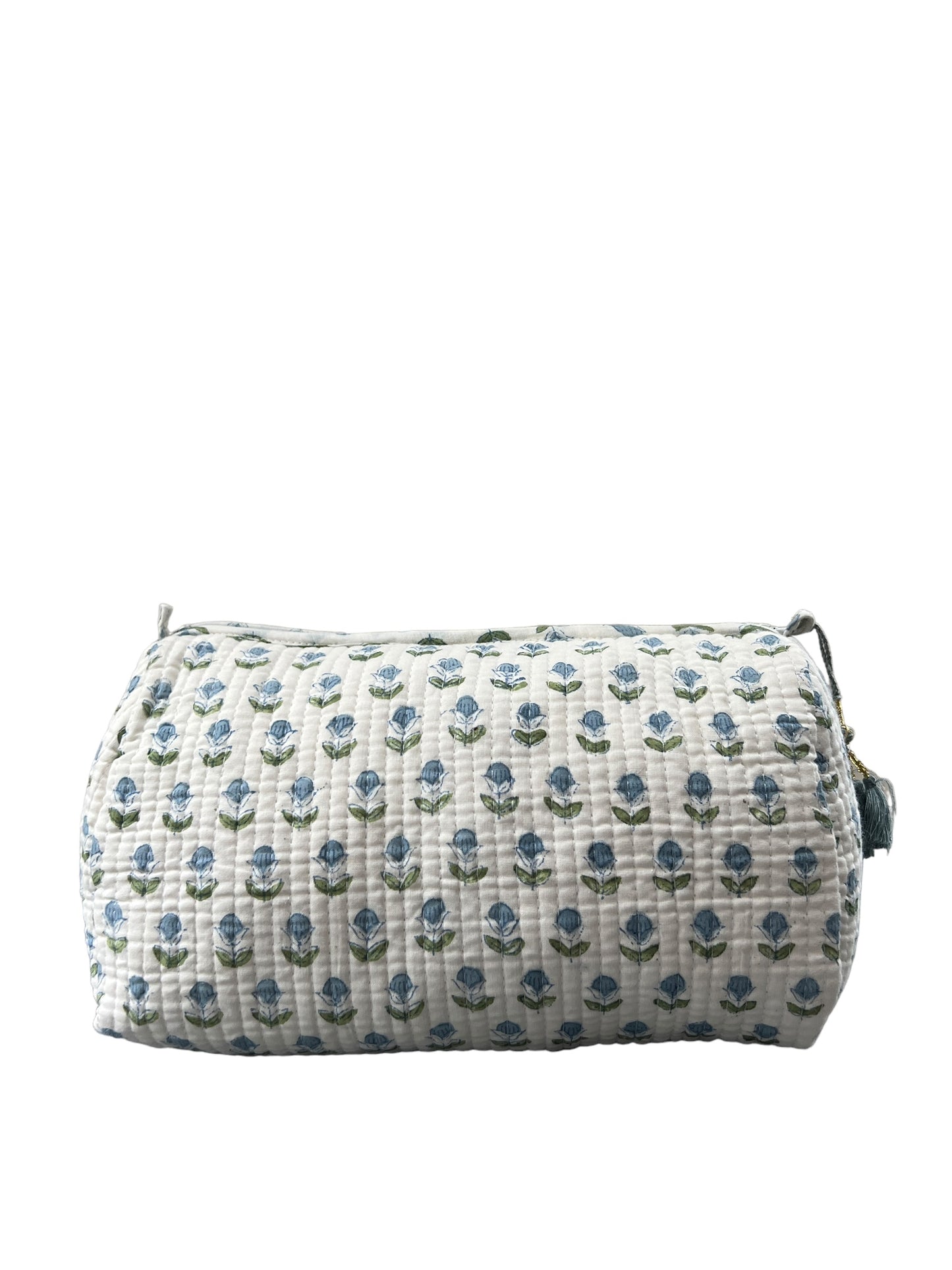 (M107) Make Up Bag Blue Green Small Buti