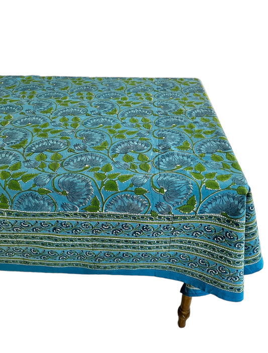 Wholesale Lilly Blue Tablecloth