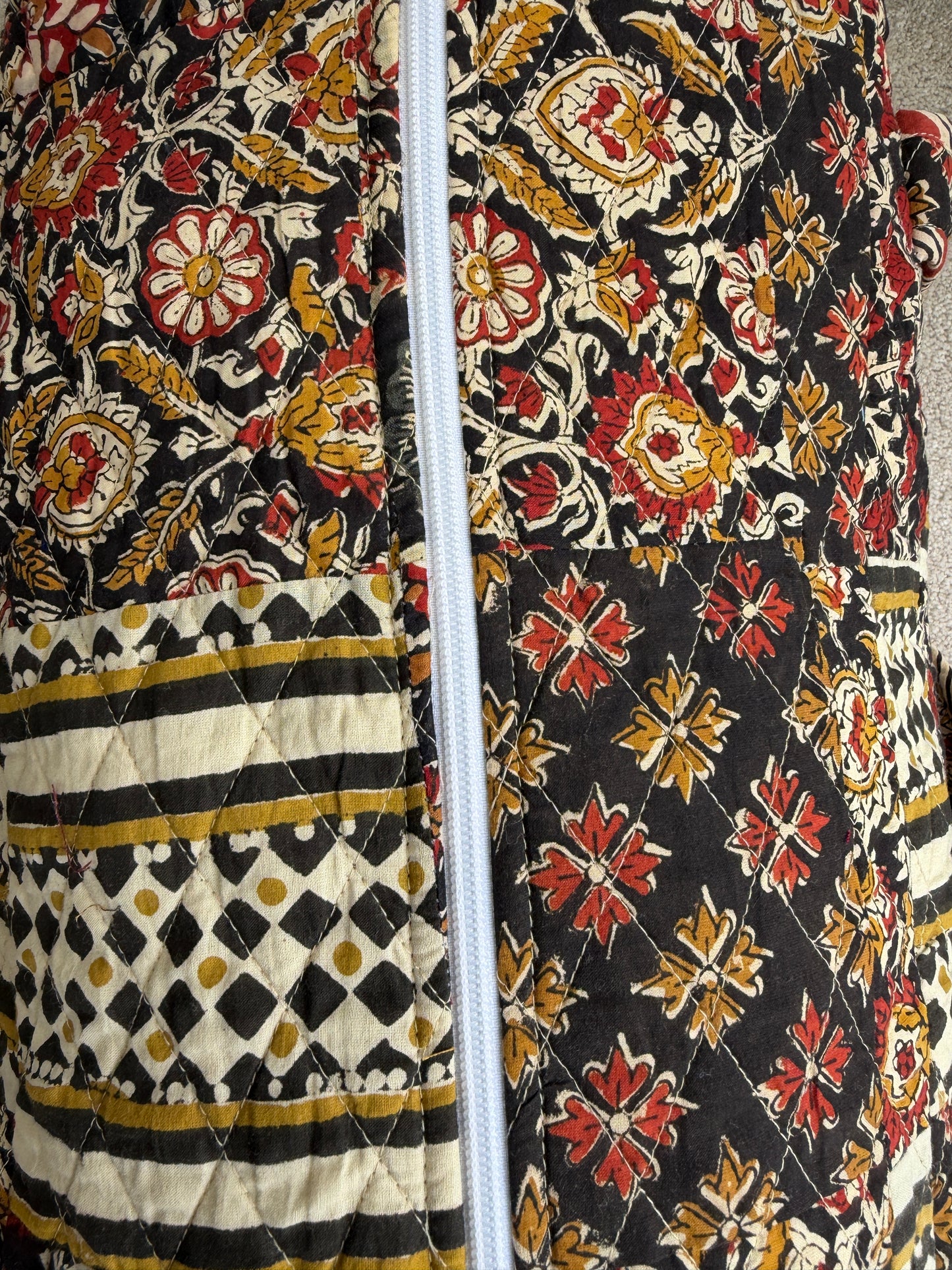 Kashmir Patchwork Weekender Duffel Bag