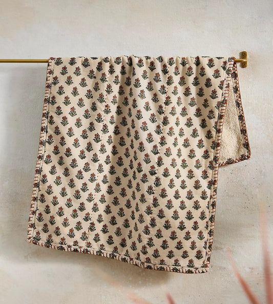 Hand Towel Mustard Buti