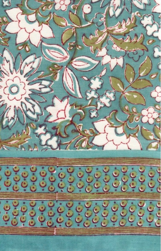 (AS44) Modern Floral Scarf