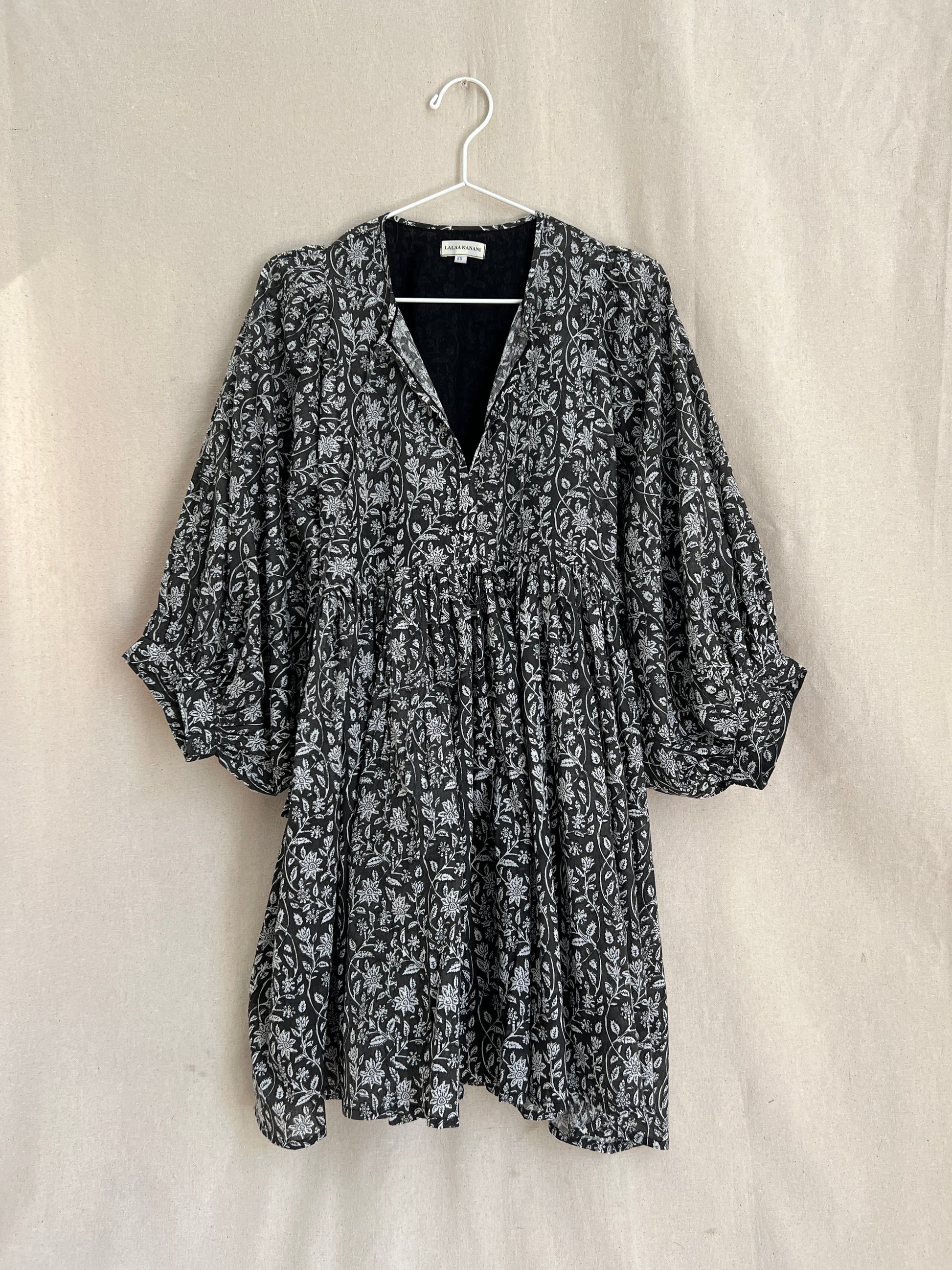 Josette Mini Dress-Black + White - XS- Extra Small Josette Mini Dress-Black + White - XS- Extra Small