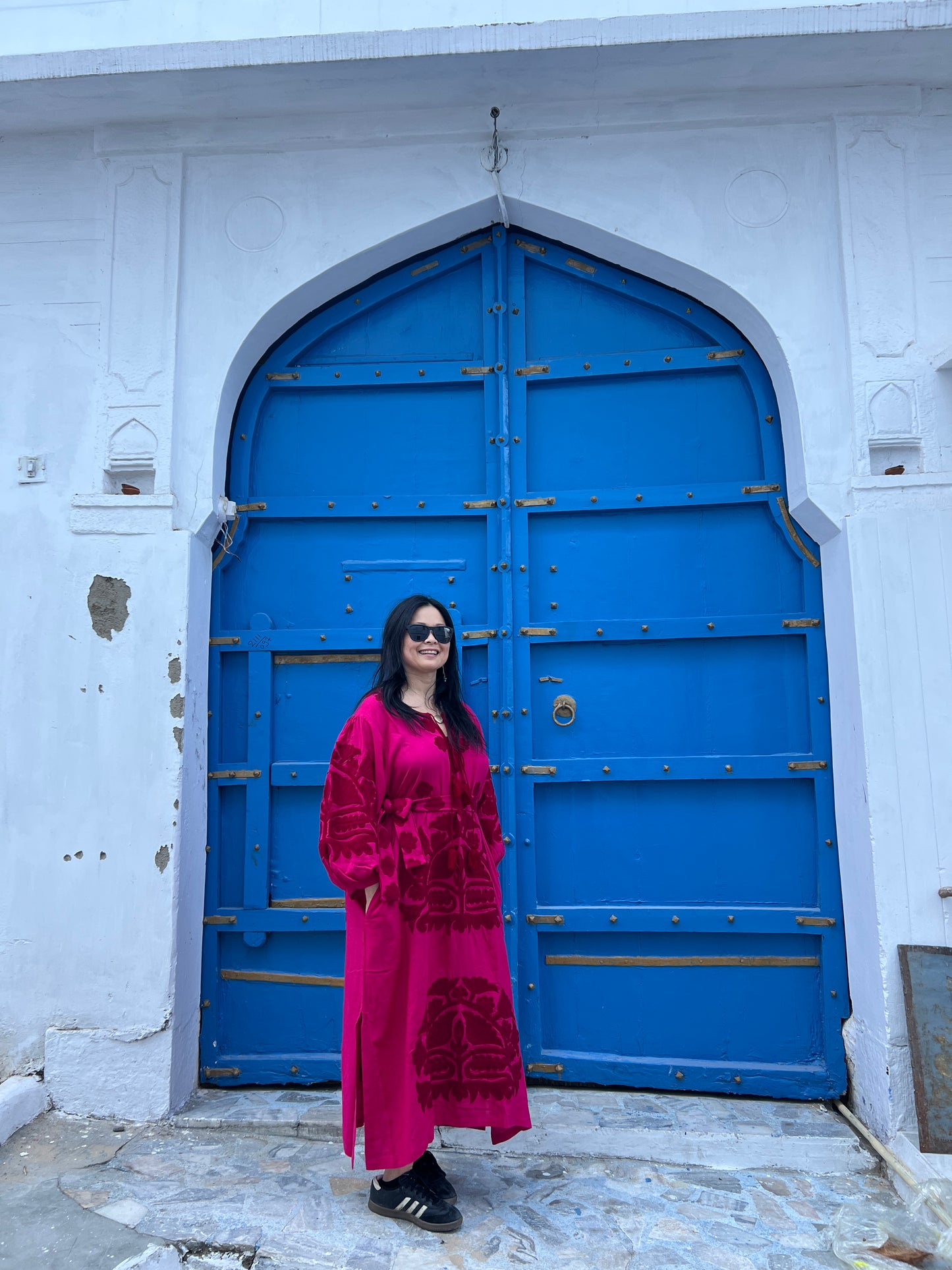 Chandra Dress - Hot Pink