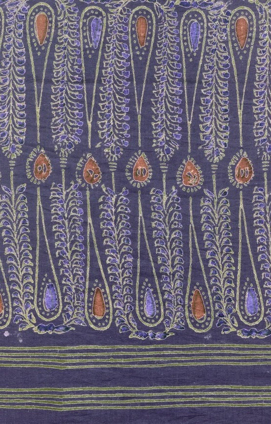 (AS46) Amethyst Batik Scarf