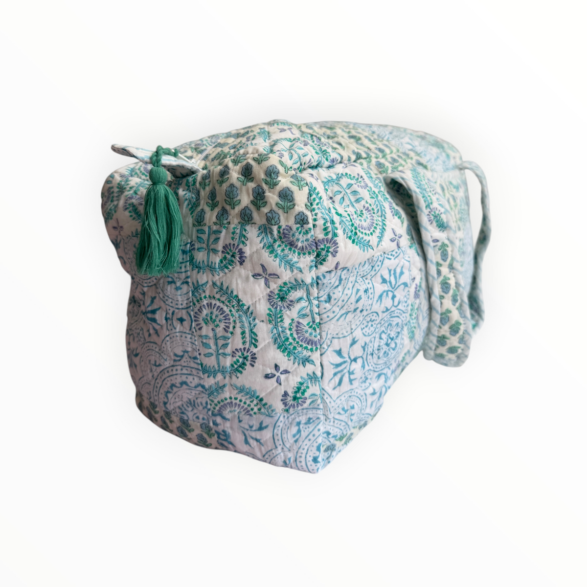 Seaglass Patchwork Weekender Duffel Bag