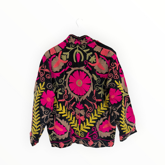 Black Dahlia Embroidered Jacket