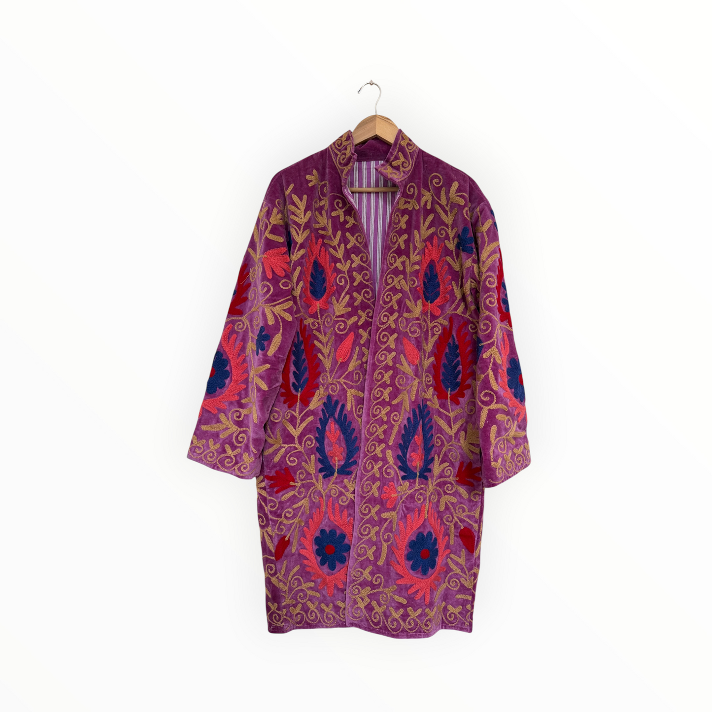 Mulberry Garden Velvet Medium Length Jacket