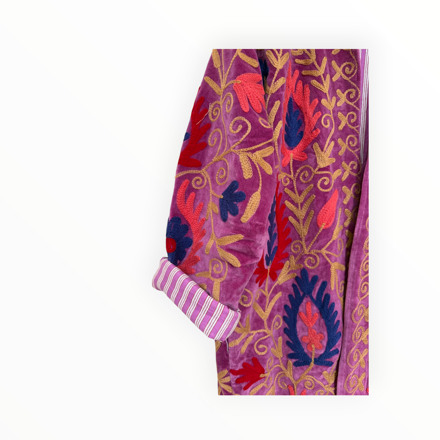 Mulberry Garden Velvet Medium Length Jacket